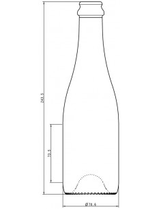 CHOPINE VERTE 37,5CL 2