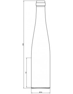 FLUTE ALSACE VERTE 37,5CL 2