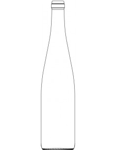FLUTE ALSACE BLANCHE 75CL 55mm - 6 rangs 2