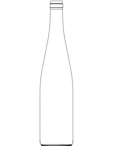 FLUTE ALSACE BLANCHE 75CL 55mm - 6 rangs