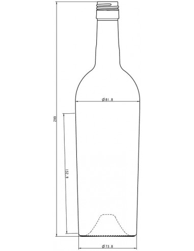 BORDELAISE CONIQUE FM BVS 75cl